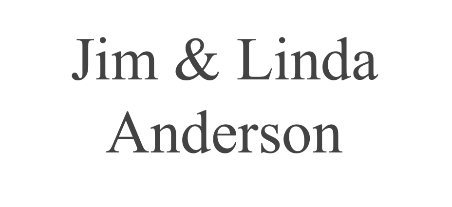 Jim & Linda Anderson